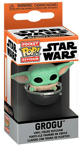 Фигурка брелок Funko Pop Звездные войны: Мандалорец Малыш Йода Star Wars The Child 4 см FP SW K G 02 - фото 3