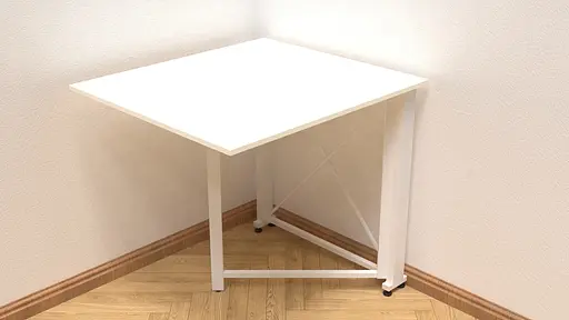 Стіл-книга трансформер Оріон 1 Ferrum-decor 750x810x730 Білий метал ДСП Біле 16 мм (FRD-104604) - фото 4