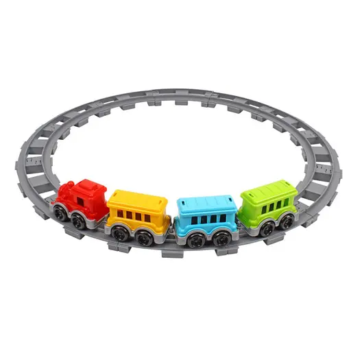 Детский игрушечный набор железная дорога ТехноК 0914TXK 16 деталей - фото 1