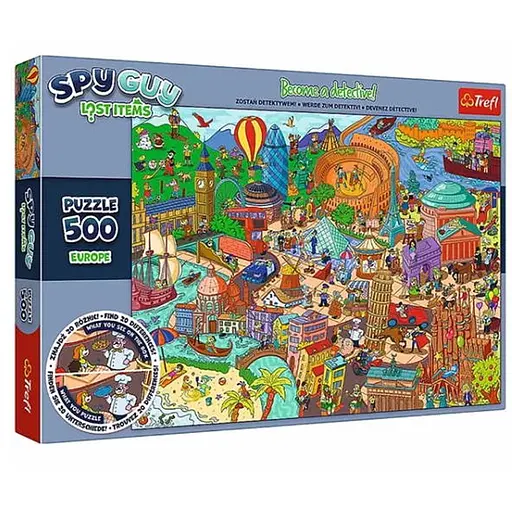 Пазл Trefl Пазли Європа Детектив 500 ел. (37481) - фото 1
