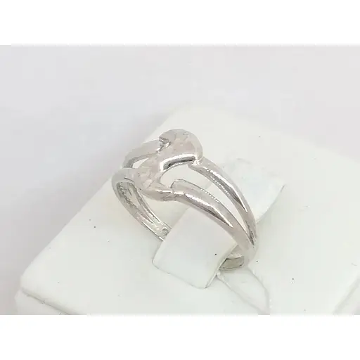 Срібне кільце Tango з алмазною гранню. 310160С 17,5 - фото 3