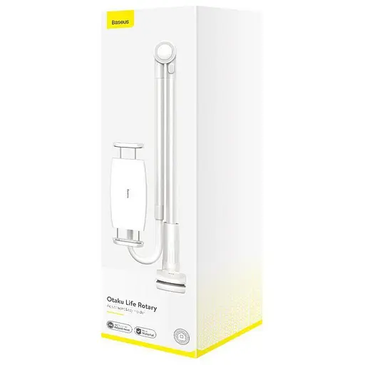 Регульована підставка для телефону/планшета Baseus Otaku Life Rotary Adjustment Lazy Pro (LUZQ) Silver - фото 4