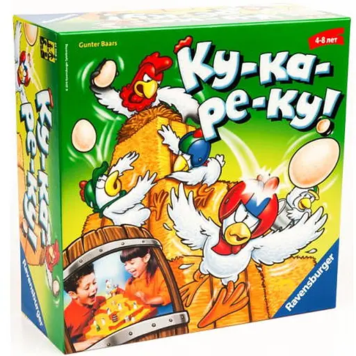 Настольная игра Ravensburger Ку-ка-ре-ку (Kiki Ricky) (21104) - фото 1