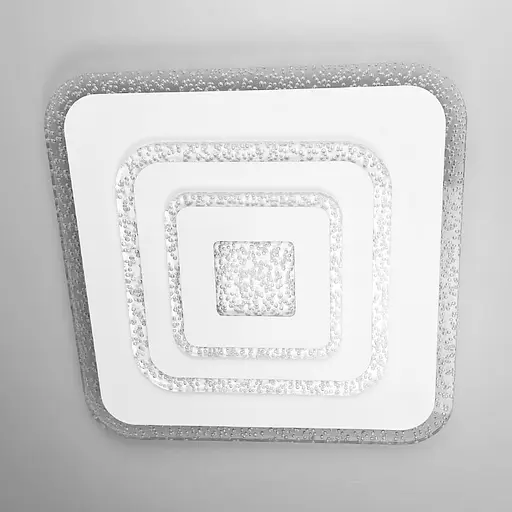 Cвітильник LED з прозорим акриловим розсіювачем 35х35 см | Line F | Арт. 2234-350 Q WT - фото 6