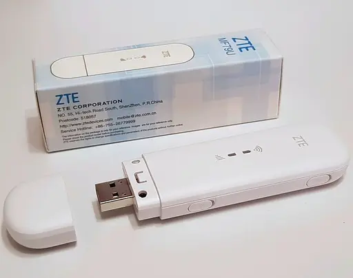 Модем-роутер 3G 4G ZTE MF79U с Wi-Fi модулем белый - фото 6