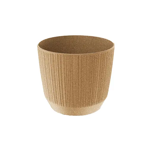 Горщик для квітів Prosperplast Ryfo Eco Wood круглий бежевий 170 мм (82678-4665)