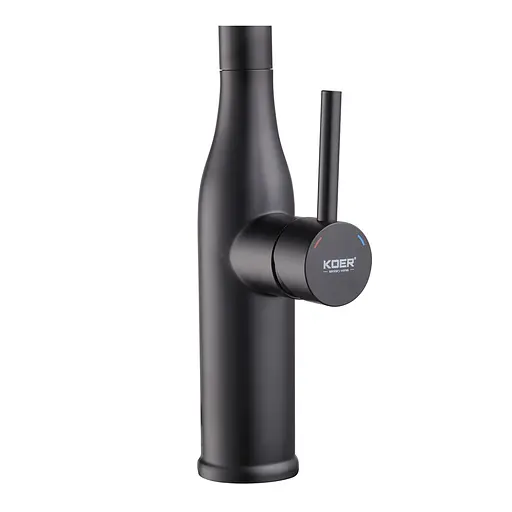 Змішувач для кухні з висувним виливом Koer KI-70004-05 KR3386 Чорний матовий - фото 4