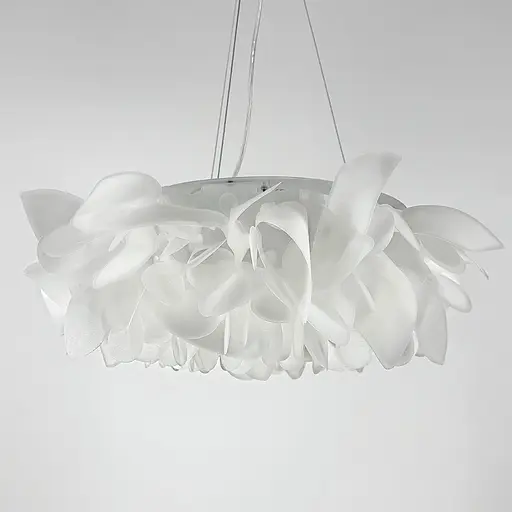 Підвісний світильник біла квітка з органічного пластику | Арт. MJ181-530 | Line F - фото 3