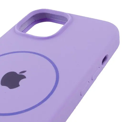Чохол Epik Silicone Case Full Protective AA with MagSafe для Apple iPhone 15 Plus 6.7 Бузковий/Dasheen - фото 4