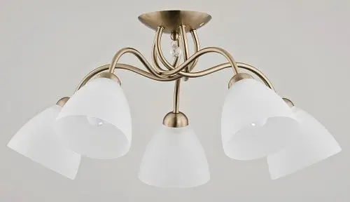 Люстра стельова ALFA Amarillo Patin 23755 - фото 1