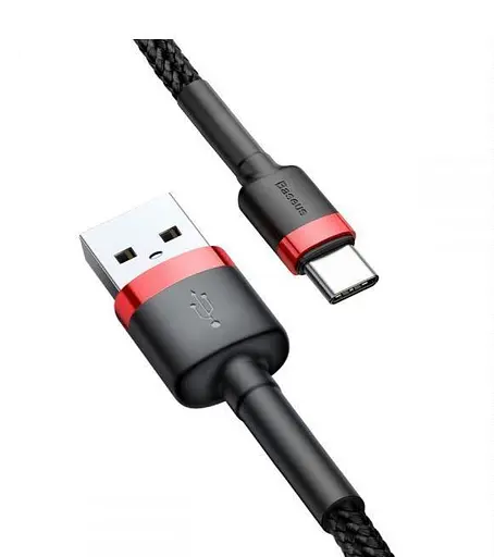 Кабель быстрой зарядки Baseus USB - Type-C 3.0 A 100 см (CATKLF-E91) - фото 1