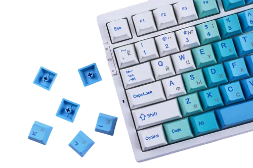 Клавіатура Mchose G75 Pro Matcha Latte Switch Arctic Snow White (G75-12A) - фото 3