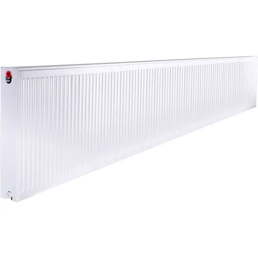 Радіатор сталевий панельний Kalite 22 низ/справа 600x3000 (без INNER) 000017110, Білий - фото 1