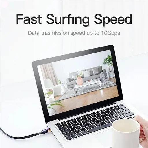 Патч-корд Vention CAT7 SSTP Ethernet, 1.5 м, чорний (ICABG) - фото 8