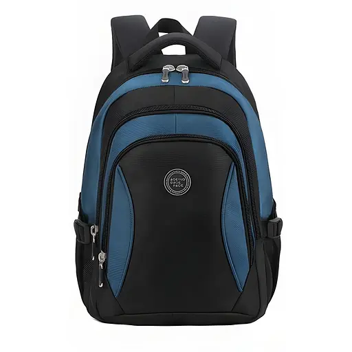 Універсальний міський рюкзак Justpack з ортопедичною спинкою 26х42х18 см синій (8853)