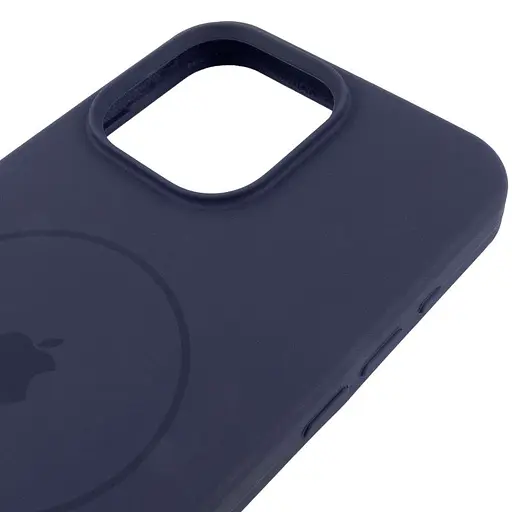 Чохол Epik Silicone Case Full Protective AA V2 with MagSafe для Apple iPhone 16 Pro 6.3 Темно-синій/Midnight blue - фото 5