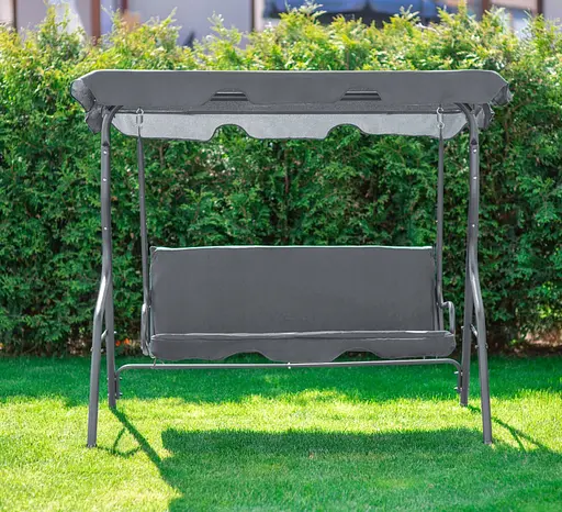 Гойдалка Leobro з подушками на 3 особи Relax Grey - фото 2