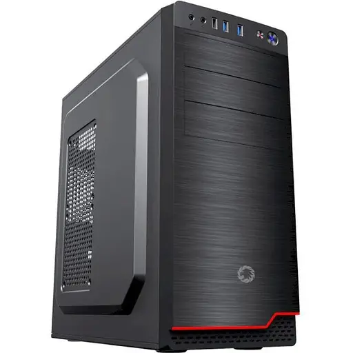 Корпус GameMax MT519-NP-2U3-CR чорний, без БЖ, Mid Tower, ATX / Micro ATX / Mini ITX, 2хUSB3.0, 1хUSB2.0, Card-Reader, 415х200х416 - фото 1
