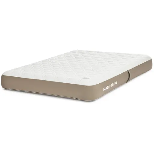 Матрас надувной двухместный Naturehike CNK2450WS023, 250 мм, бело-коричневый.