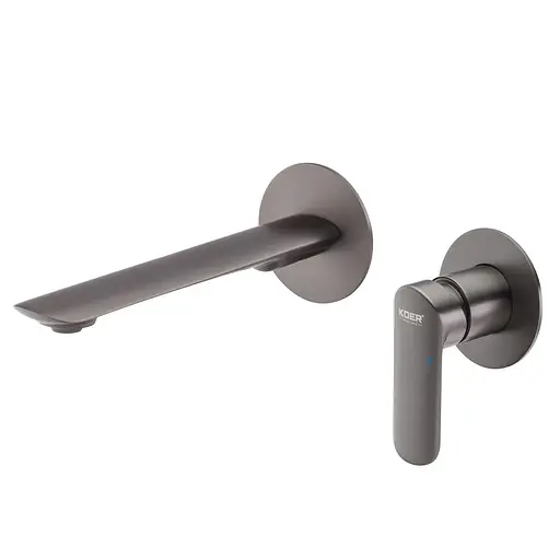 Змішувач для умивальника Koer KB-16028-07 вбудований KR5300 Графит - фото 1