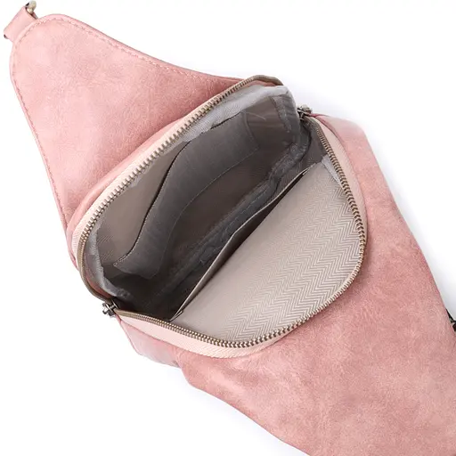 Сумка женская Vintage с акцентом на текстильную лямку из гладкой экокожи 18х33х10 см sum0026937 - фото 7