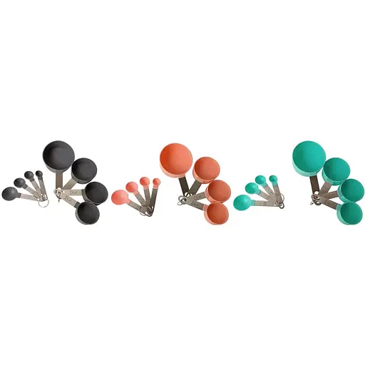 Набір мірних ложок Gusto GT-S-104 пластик+нержавіюча сталь 8 шт. в асортименті (147010) - фото 5