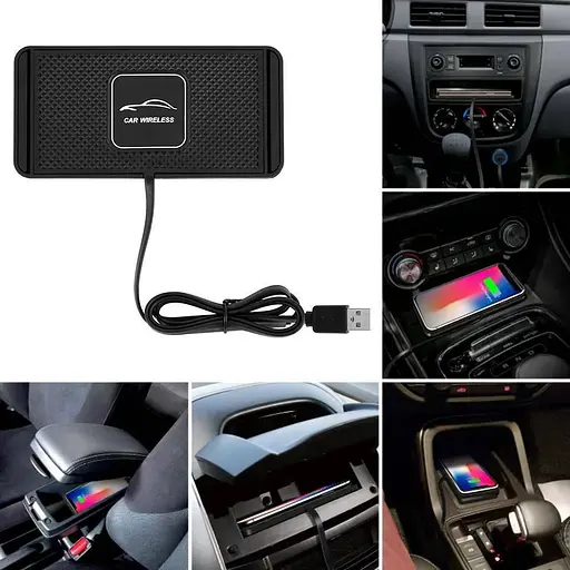 Автомобильная беспроводная зарядка для телефона RIAS RC15 15W Black - фото 4