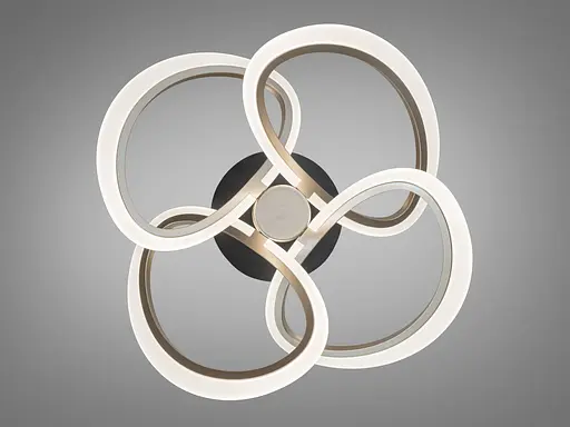 Світлодіодна Люстра стельова Diasha WG5144 шампань 60W пульт регулювання 3200-600 - фото 1