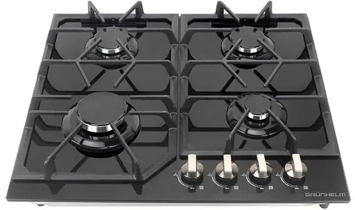 Варочная поверхность газовая Grunhelm GHGW 0434 MB WOK - фото 1