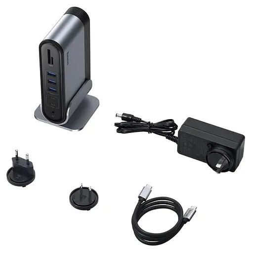 Хаб адаптер Baseus Working Station Four-Screen 16-in-1 (CAHub-HG0G) - фото 8