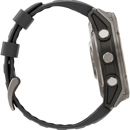 Смарт-часы Garmin Fenix 8 Pro AMOLED Sapphire 51 мм Carbon Gray DLC Titanium with Graphite/Black Silicone Band 010-03199-11 (145031) - фото 6