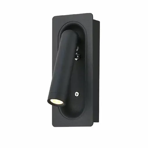 Подсветка настенная Brille накладная минимализм LED AL-546/3W WW BK