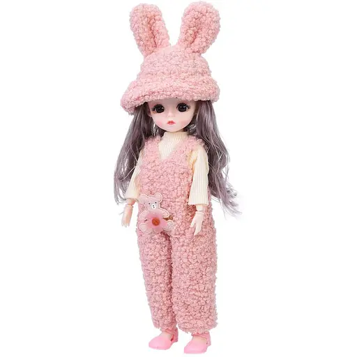 Детская игровая кукла Bambi F0322 Pink шарнирная размер 29 см - фото 1