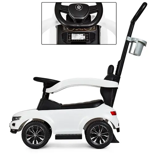 Каталка-толокар Metr+ 651-1 Білий 2 в 1 - фото 4