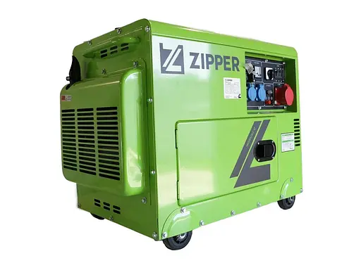 Дизельний генератор Zipper + газова плитка Orcamp CK-505 + електричний обігрівач Gardyer HE2000 та лійка (KZI-STE7500DSH) - фото 2