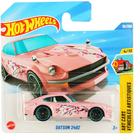 Базовая машинка Hot Wheels Art Cars Datsun 240Z розовая (5785) JBB66-N522