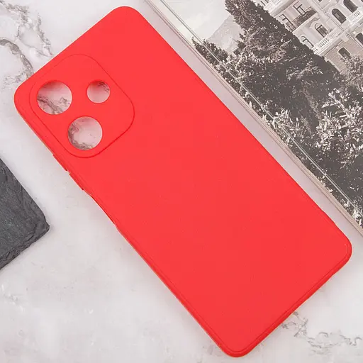 Силиконовый чехол Epik Candy Full Camera для Infinix Hot 30 Красный / Red - фото 2
