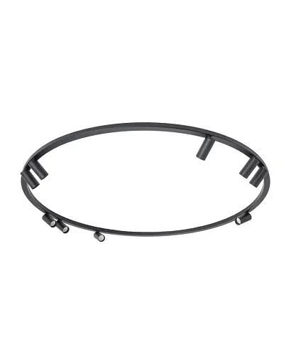 Люстра Nowodvorski 11950 Fourty Round GU10 R35 9x10W IP20 чорна - фото 5