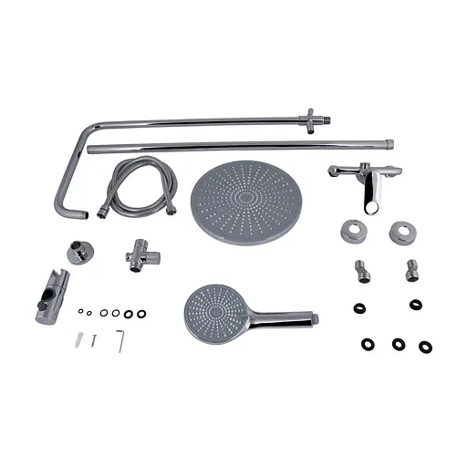 Душова система для душу Qtap Jay на два споживача QTJAY110CRM45544 Chrome, Хром - фото 8