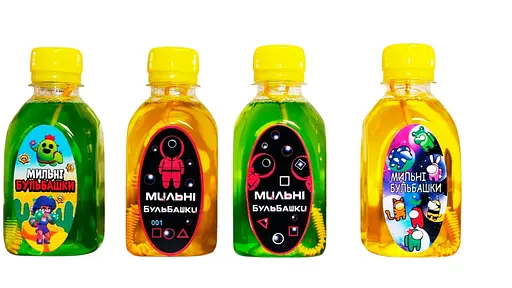 Мильні бульбашки Мульті, 200 мл