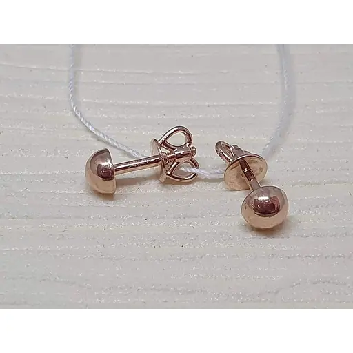 Золоті сережки-пуссети Favoritum. 210147_5 - фото 3