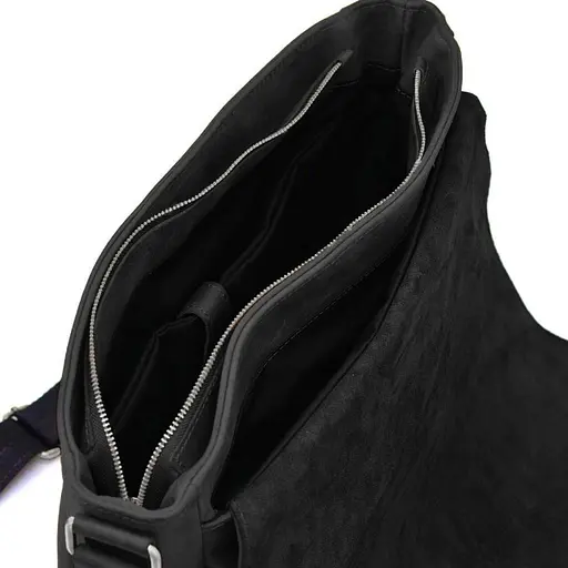 Сумка чоловіча через плече зі шкіри крейзі TARWA 37х27х11 см sum0028370 - фото 7