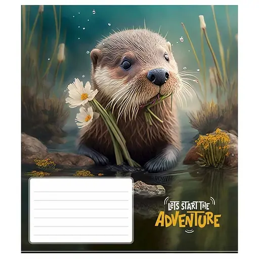 Зошит учнівський "Adventure" 012-3291K-3 в клітинку, 12 аркушів