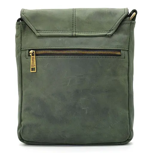 Шкіряна чоловіча сумка через плече TARWA 22х27х4 см nsa0001275 - фото 3