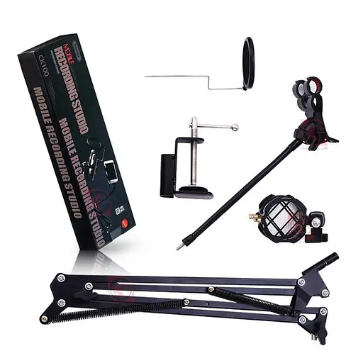 Универсальная мобильная студия звукозаписи Remax CK100 Pro (Черный) - фото 2