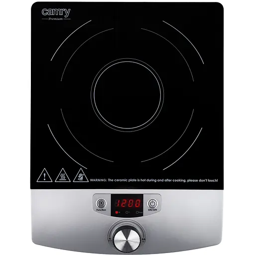 Плита настольная Camry CR 6515 индукционная/ конфорок:1/ 20-2000Вт/ 60°-240° С/ стеклокерамика - фото 5