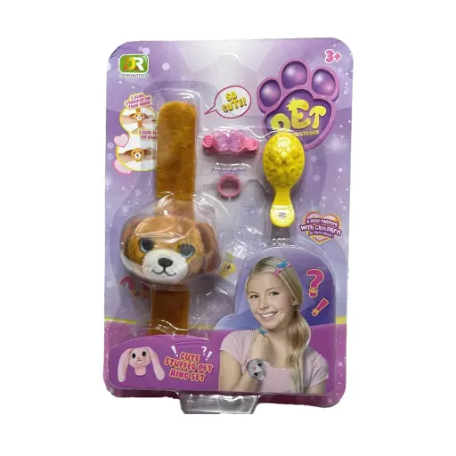 Браслет дитячий, з тваринкою, на листі