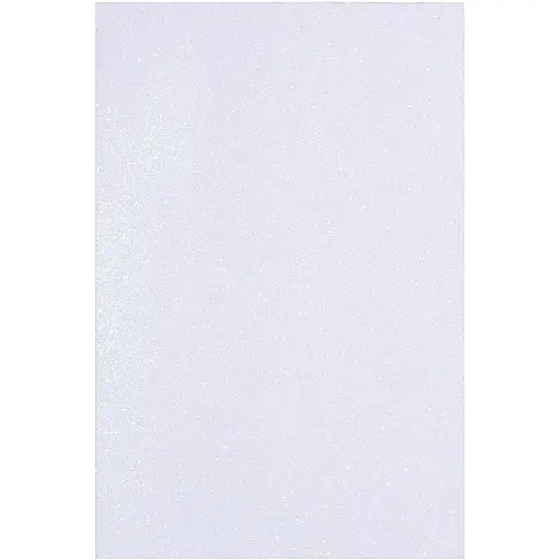 Фоаміран Santi Eva з глітером з клейовим шаром 20x30 см 10 аркушів білий (742694) - фото 2