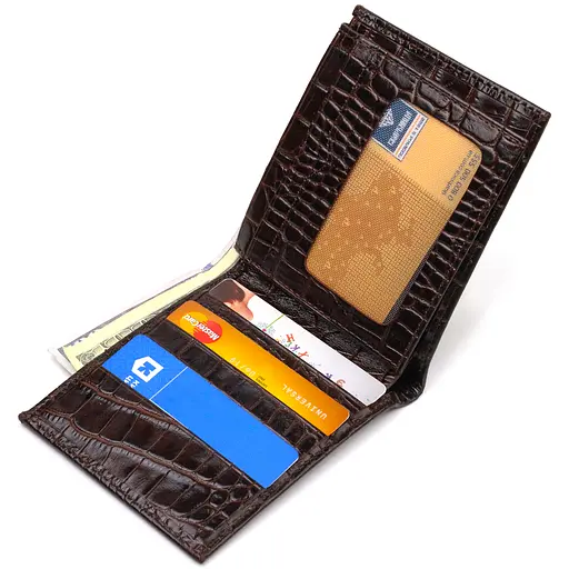 Мужской кожаный кошелек Canpellini 12.5х9.5х2 см acs0025637 - фото 3