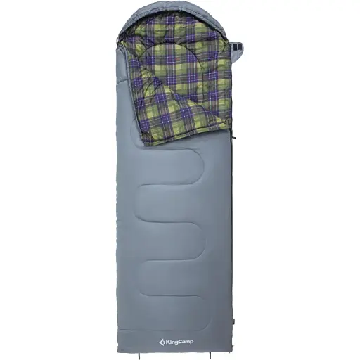 Спальный мешок KingCamp Sevan 250 Comf +12°C / Lim +7°C / Extr -3°C Grey
